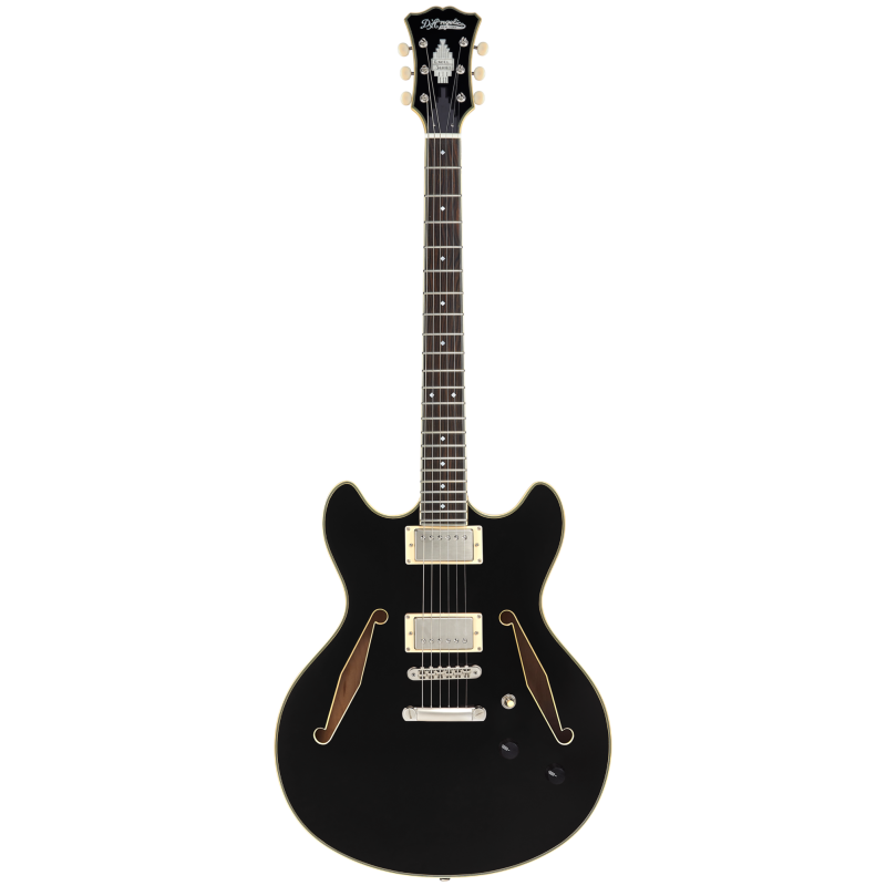 D'Angelico Excel DC Tour Solid Black