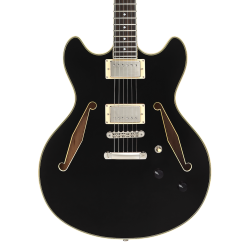 D'Angelico Excel DC Tour Solid Black