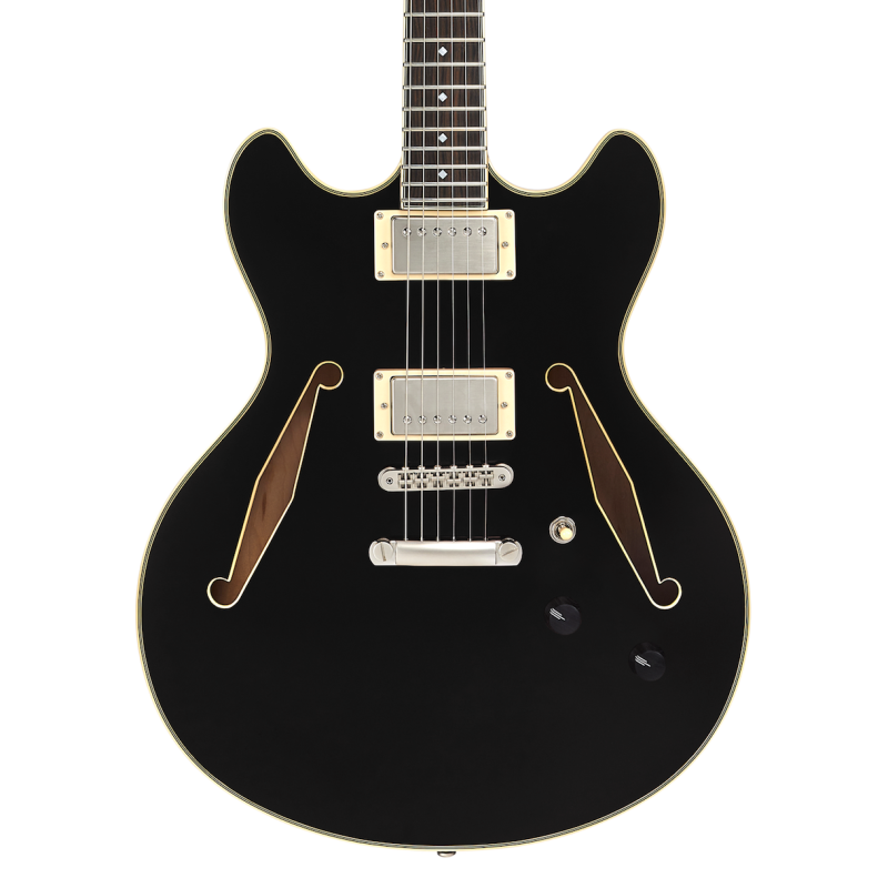 D'Angelico Excel DC Tour Solid Black