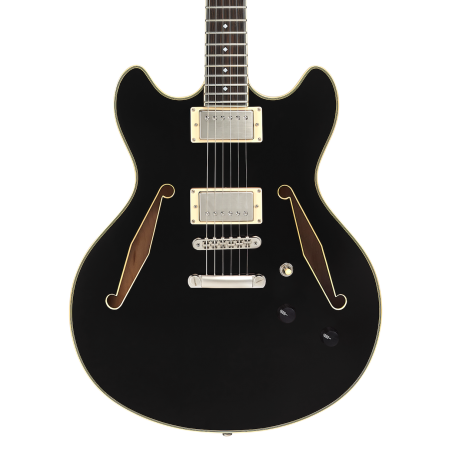 D'Angelico Excel DC Tour Solid Black