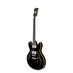 D'Angelico Excel DC Tour Solid Black