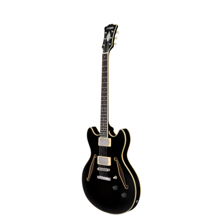 D'Angelico Excel DC Tour Solid Black