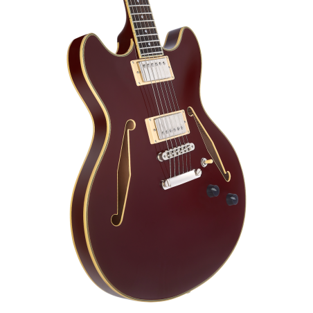 D'Angelico Excel DC Tour Solid Wine