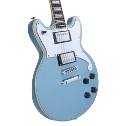 D'Angelico Premier Brighton Ice Blue Metallic
