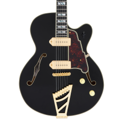 D'Angelico Excel 59 Solid Black Stairstep