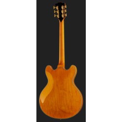 D'Angelico Excel DC XT (with stop-bar tailpiece) Vintage Natural Quilt