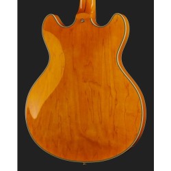 D'Angelico Excel DC XT (with stop-bar tailpiece) Vintage Natural Quilt