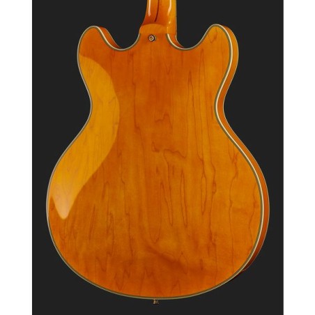 D'Angelico Excel DC XT (with stop-bar tailpiece) Vintage Natural Quilt