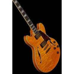 D'Angelico Excel DC XT (with stop-bar tailpiece) Vintage Natural Quilt