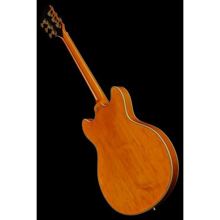 D'Angelico Excel DC XT (with stop-bar tailpiece) Vintage Natural Quilt