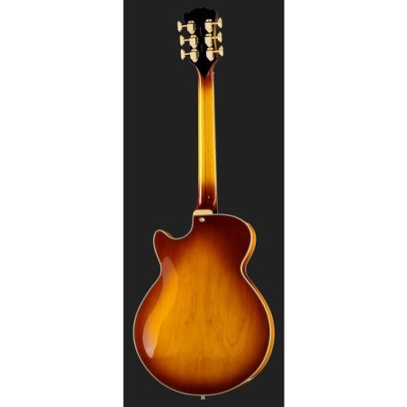 D'Angelico Excel SS XT (with stop-bar tailpiece) Iced Tea Burst Quilt