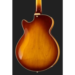 D'Angelico Excel SS XT (with stop-bar tailpiece) Iced Tea Burst Quilt