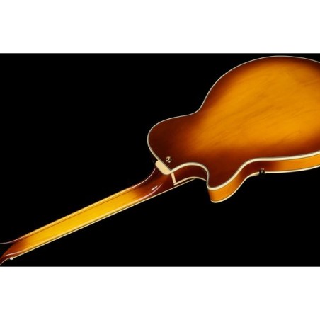 D'Angelico Excel SS XT (with stop-bar tailpiece) Iced Tea Burst Quilt