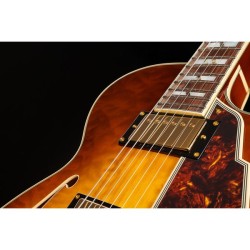 D'Angelico Excel SS XT (with stop-bar tailpiece) Iced Tea Burst Quilt