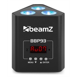 Beamz BBP93 Battery Uplight Par 3x 10W