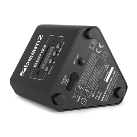 Beamz BBP93 Battery Uplight Par 3x 10W
