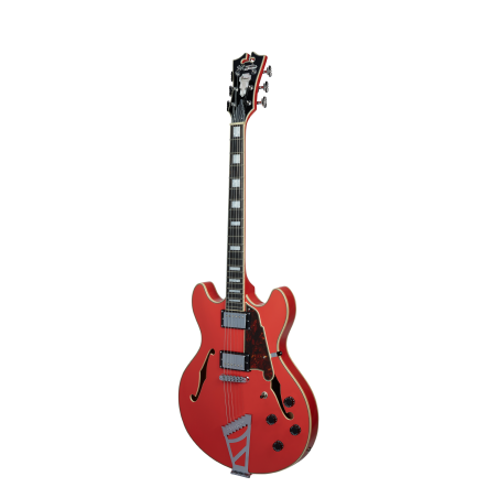 D'Angelico Premier DC Fiesta Red Stairstep