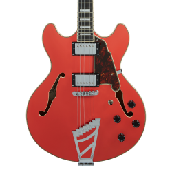 D'Angelico Premier DC Fiesta Red Stairstep