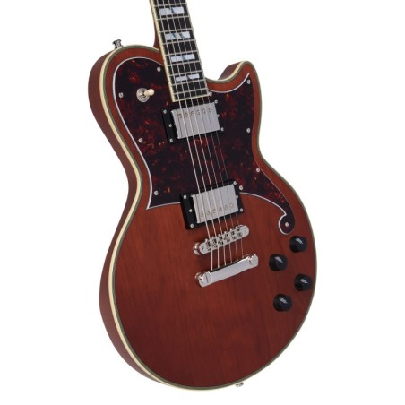 D'Angelico Deluxe Atlantic Baritone Satin Walnut