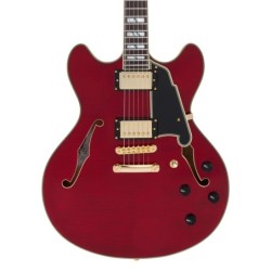 D'Angelico Excel DC Trans Cherry