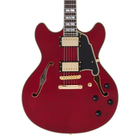 D'Angelico Excel DC Trans Cherry