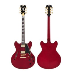 D'Angelico Excel DC Trans Cherry
