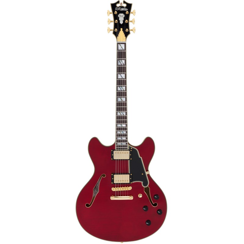 D'Angelico Excel DC Trans Cherry