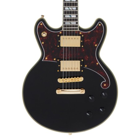 D'Angelico Deluxe Brighton Solid Black