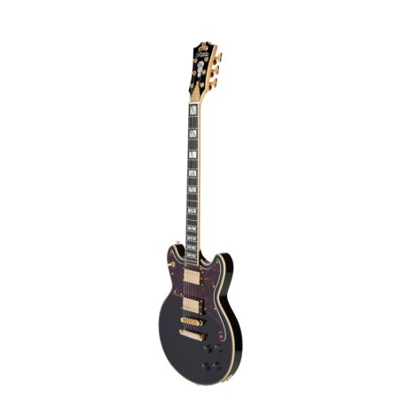 D'Angelico Deluxe Brighton Solid Black
