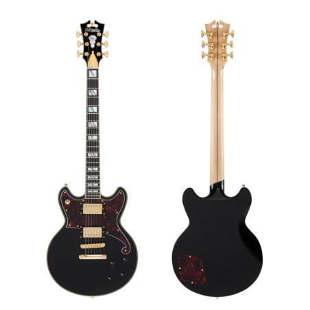 D'Angelico Deluxe Brighton Solid Black