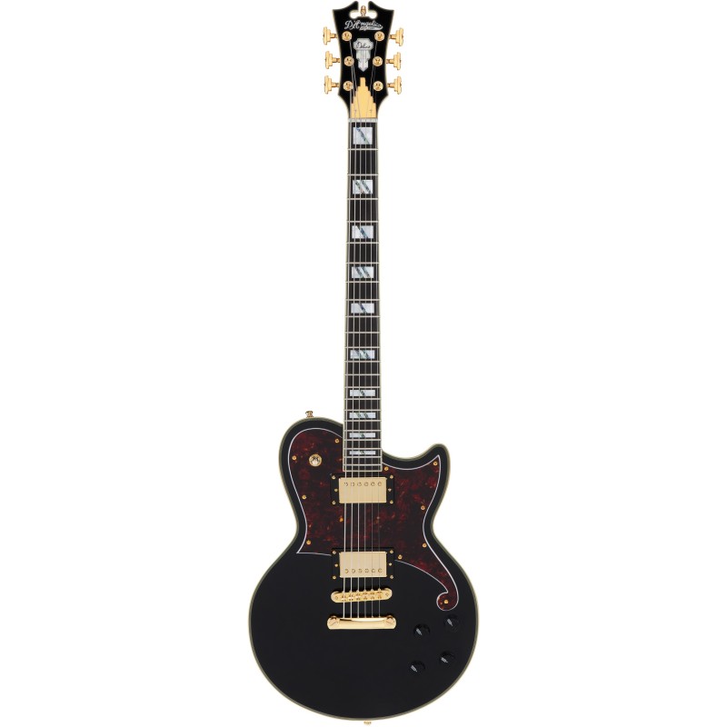 D'Angelico Deluxe Atlantic Solid Black