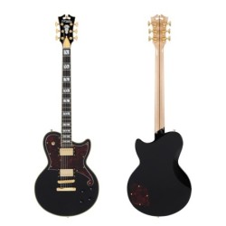D'Angelico Deluxe Atlantic Solid Black