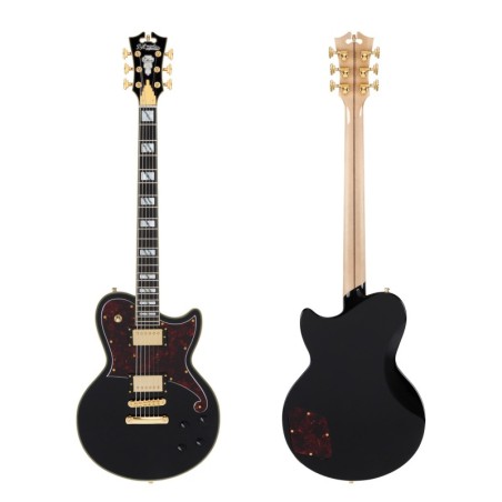 D'Angelico Deluxe Atlantic Solid Black