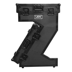 UDG U91072BL Ultimate Flight Case Portable Z-Style DJ Table BLK Plus