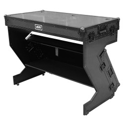 UDG U91072BL Ultimate Flight Case Portable Z-Style DJ Table BLK Plus