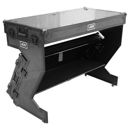 UDG U91072BL Ultimate Flight Case Portable Z-Style DJ Table BLK Plus
