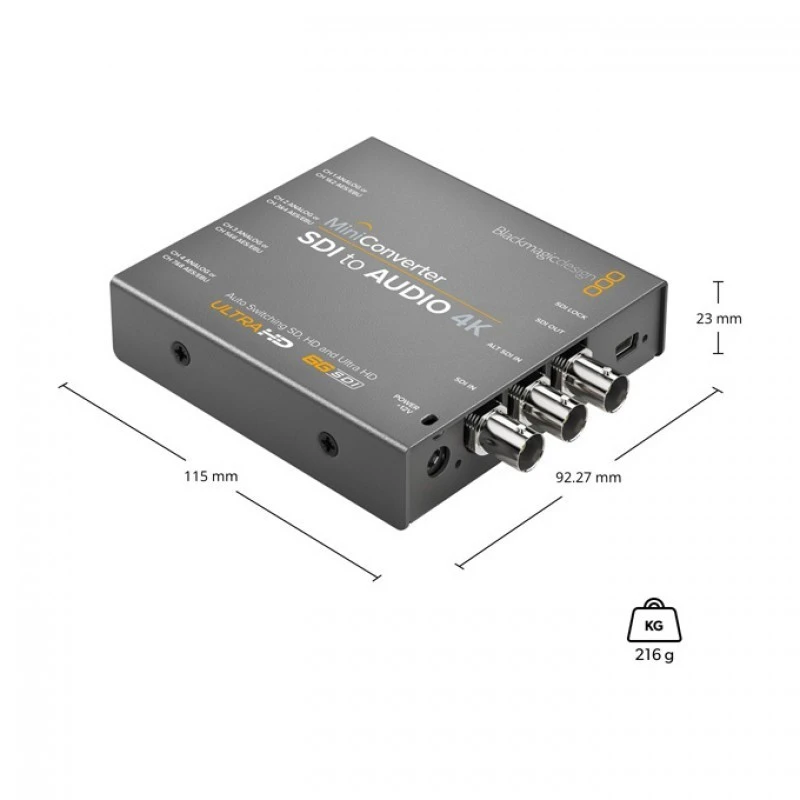 Blackmagic Design Mini Converter SDI to Audio 4K