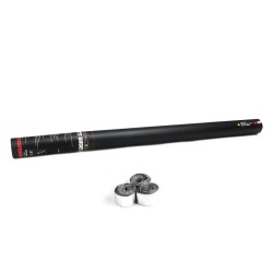 THE CONFETTI MAKER Handheld Slow-Fall Streamer Cannon 80 cm Silver