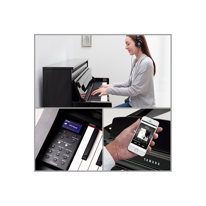 YAMAHA Clavinova CLP-765 GP Polished Black