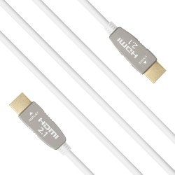 celexon UHD Optical Fibre HDMI 2.1 8K Active Cable 15m White