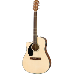 Fender CD-60SCE Left-Hand Natural Walnut