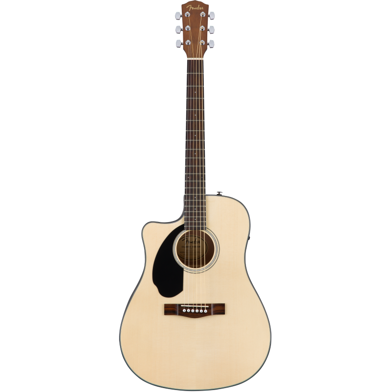 Fender CD-60SCE Left-Hand Natural Walnut