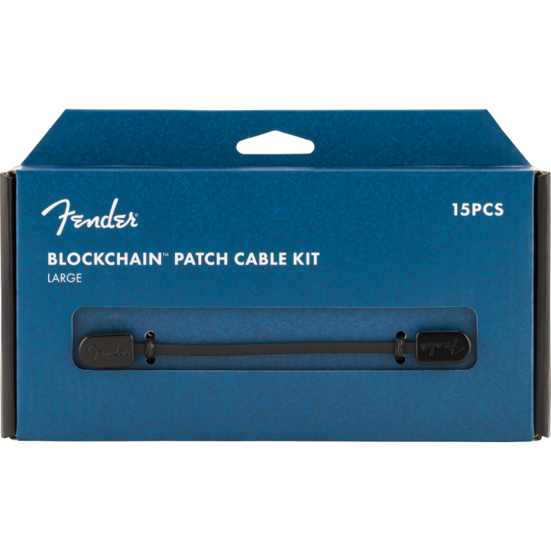 Fender Blockchain Patch Cable Kit Large Black