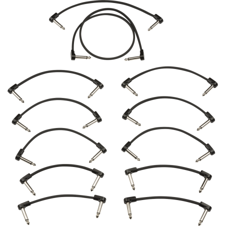 Fender Blockchain Patch Cable Kit Medium Black