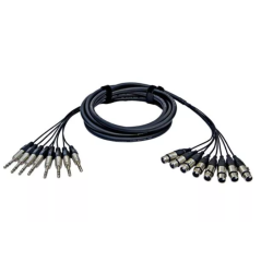 Alva X8T8PRO5 Multicore 8 XLR F - 8 TRS 6.3mm 5m