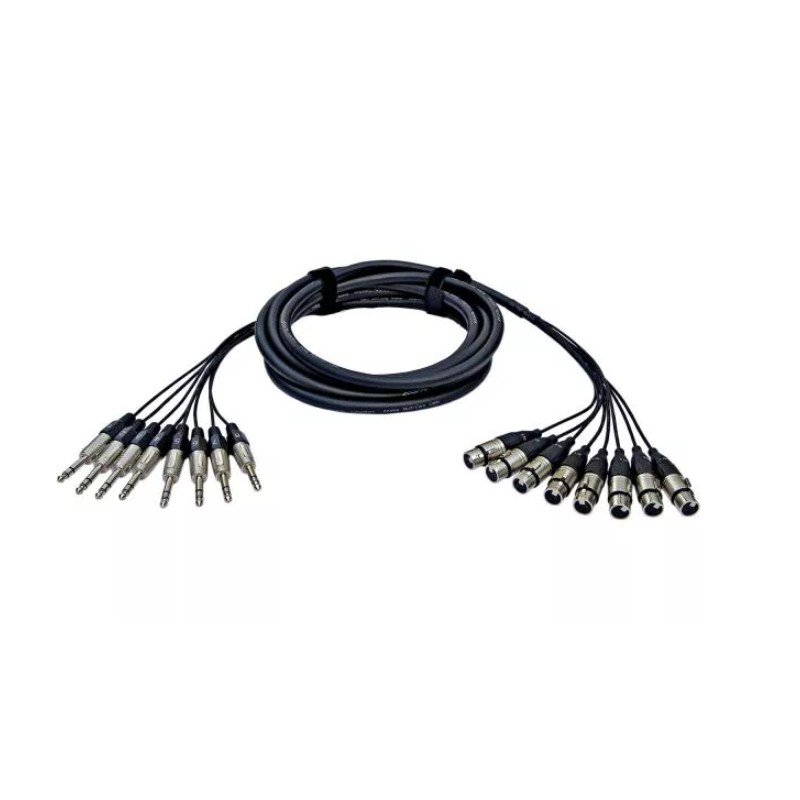 Alva X8T8PRO5 Multicore 8 XLR F - 8 TRS 6.3mm 5m