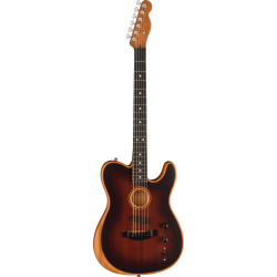 Fender American Acoustasonic Telecaster All-Mahogany EB Bourbon Burst