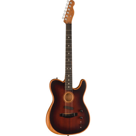 Fender American Acoustasonic Telecaster All-Mahogany EB Bourbon Burst
