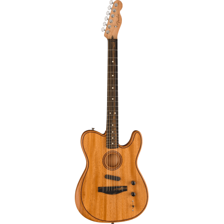 Fender American Acoustasonic Telecaster All-Mahogany EB Natural