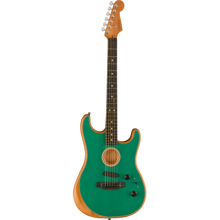 Fender Limited Edition American Acoustasonic Stratocaster EB Aqua Teal